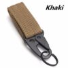 Outdoor Camping Military Tactical Nylon Belt Metal Hanging Carabiner Backpack Hook Clasp Survival Gear keychain outdoor tools - Image 2