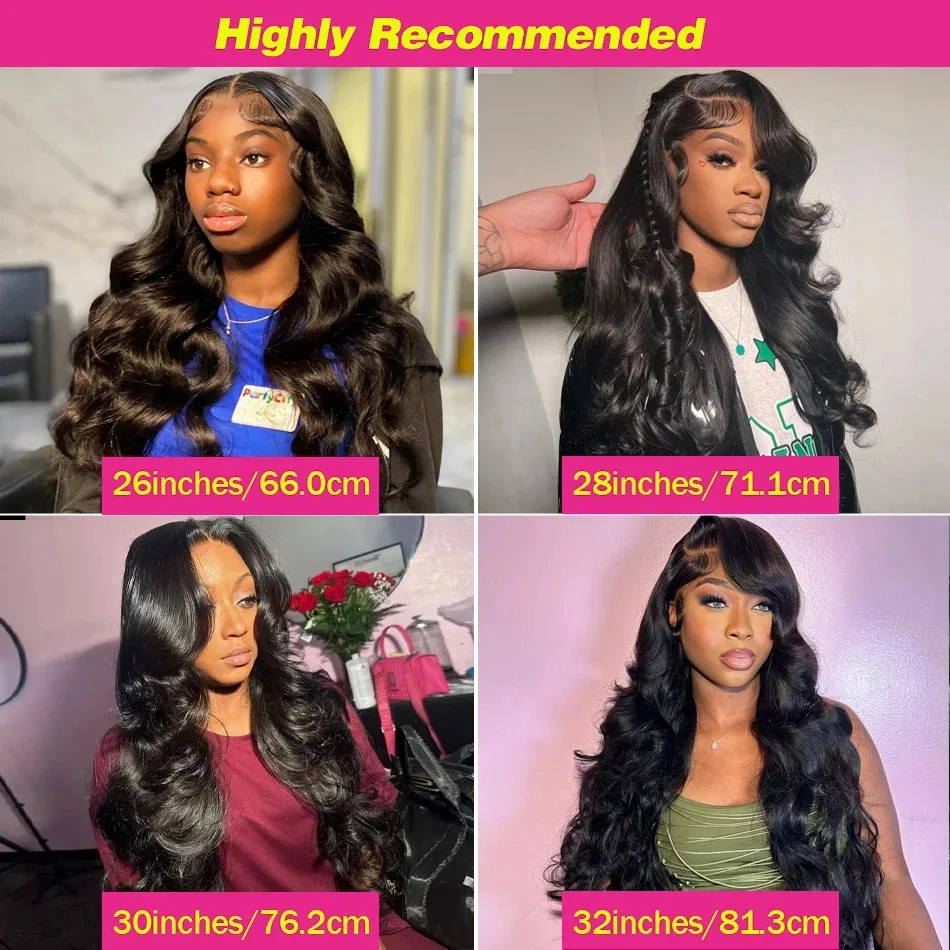 40 Inch Body Wave 13x6 HD Lace Frontal Wigs Human Hair Wig 13x4 360 Hd Lace Front Wig For Black Women Pre Plucked Brazilian Hair - Image 5
