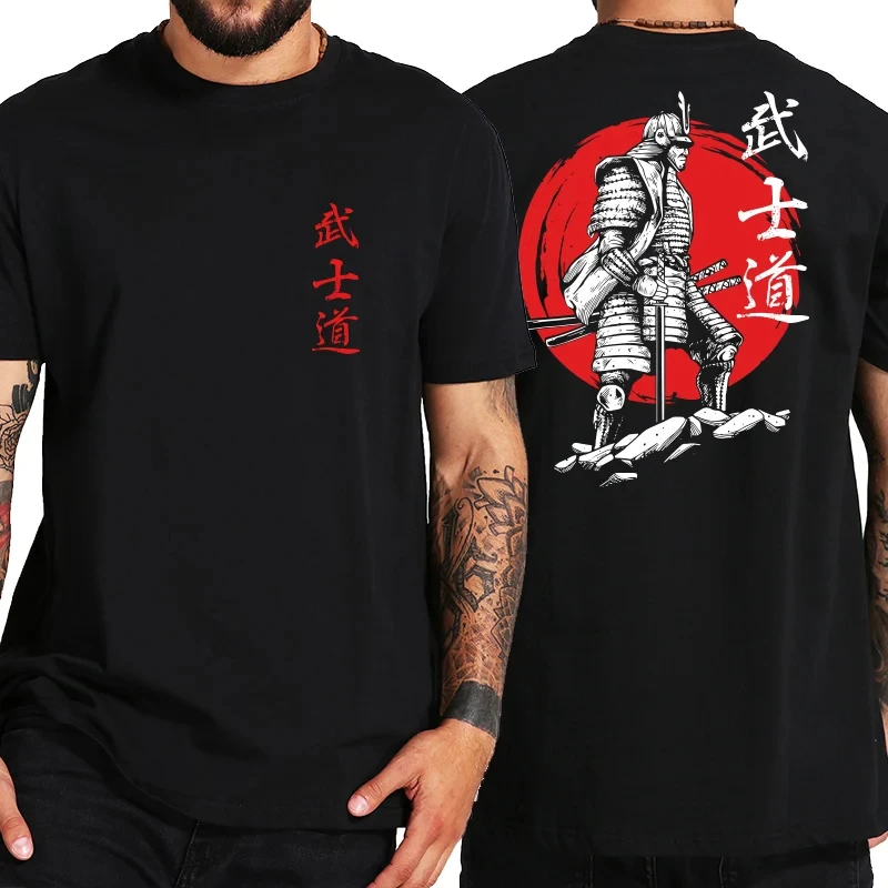 Japanese Bushido Spirit Graphic Men's T-shirt Samurai 3d Print Cool Street Hip Hop T Shirts Men Clothing Streetwear Short Sleeve - Image 4