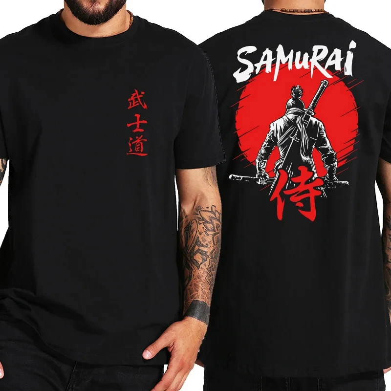 Japanese Bushido Spirit Graphic Men's T-shirt Samurai 3d Print Cool Street Hip Hop T Shirts Men Clothing Streetwear Short Sleeve - Image 8
