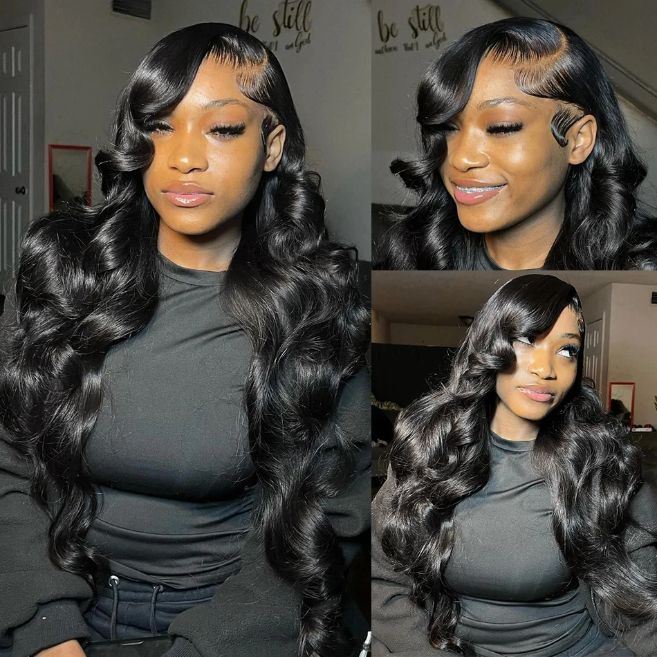 40 Inch Body Wave 13x6 HD Lace Frontal Wigs Human Hair Wig 13x4 360 Hd Lace Front Wig For Black Women Pre Plucked Brazilian Hair - Image 4