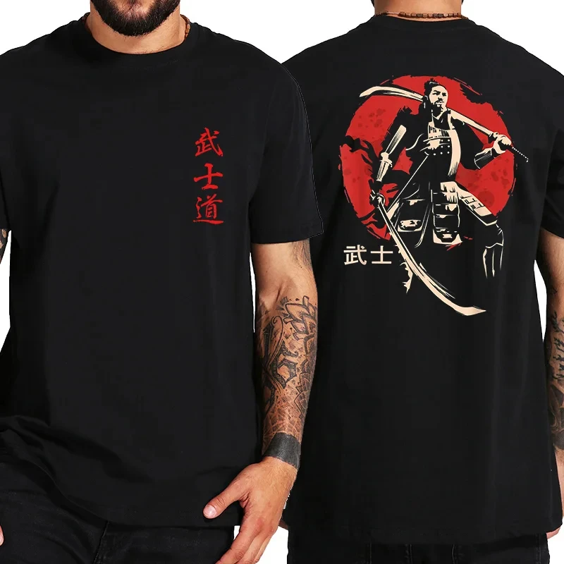 Japanese Bushido Spirit Graphic Men's T-shirt Samurai 3d Print Cool Street Hip Hop T Shirts Men Clothing Streetwear Short Sleeve - Image 12
