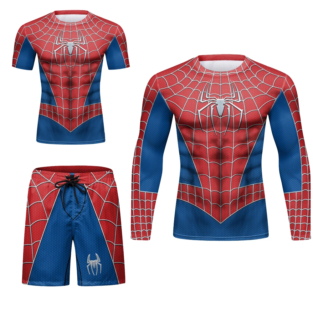 MMA Boxing Sets Compression Jerseys Men Bjj Rashguard Jiu Jitsu T Shirts Pant Muay Thai Shorts Kickboxing Fitness Gym Clothing - Image 5