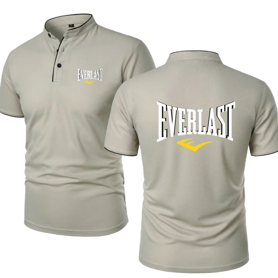 Everlast Tshirt Adventure Cycling Enthusiasts T-Shirt Run Short Sleeved Polos GYM Sports Mens Cool Soft Tee Retro Henley Shirts - Image 9