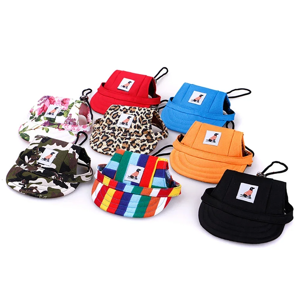 Fashionable Cute Pet Dog Cat Puppy Hat Baseball Visor Hat Puppy Grooming Dress Up Hat Peaked Cap Sunbonnet Outdoor Topee - Image 3