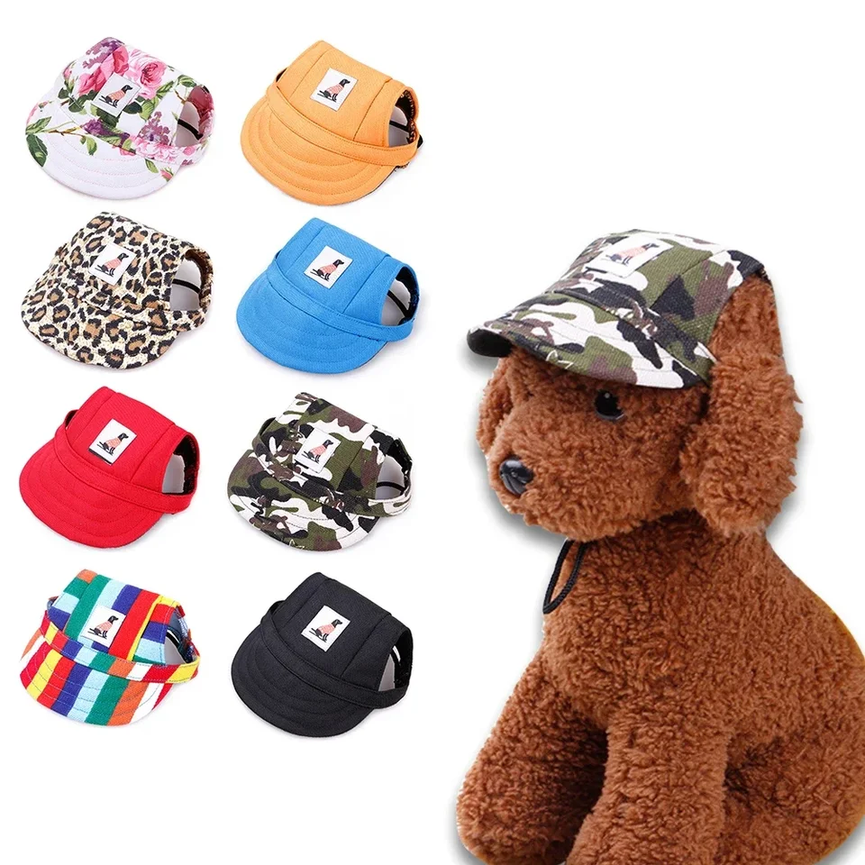 Fashionable Cute Pet Dog Cat Puppy Hat Baseball Visor Hat Puppy Grooming Dress Up Hat Peaked Cap Sunbonnet Outdoor Topee - Image 7