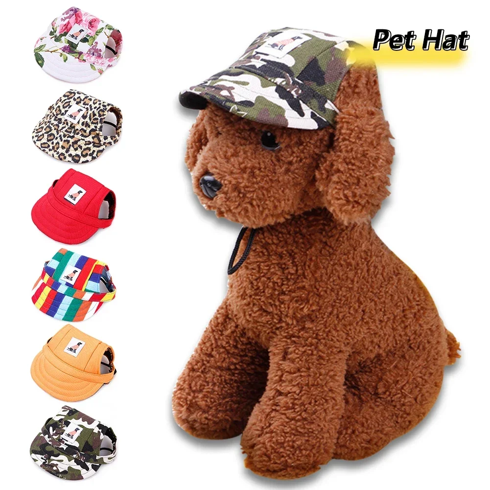 Fashionable Cute Pet Dog Cat Puppy Hat Baseball Visor Hat Puppy Grooming Dress Up Hat Peaked Cap Sunbonnet Outdoor Topee - Image 2