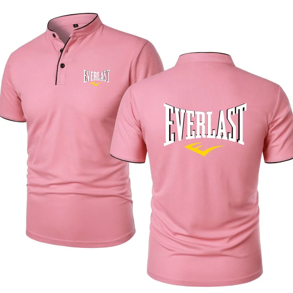 Everlast Tshirt Adventure Cycling Enthusiasts T-Shirt Run Short Sleeved Polos GYM Sports Mens Cool Soft Tee Retro Henley Shirts - Image 12